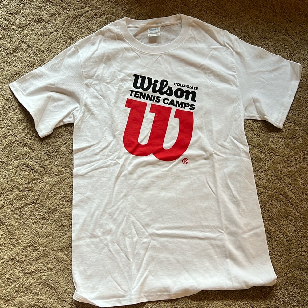 Wilson tennis shirt.